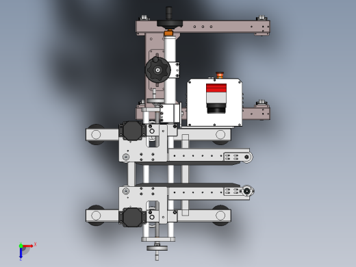 夹持输送激光打标设备sw18可编辑俯视缩略图