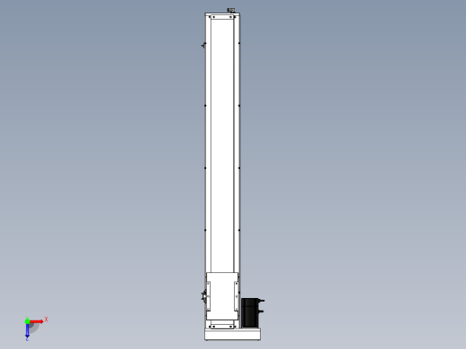 Toyo东佑达直线模组-ECH17-1200-BL-750W俯视缩略图