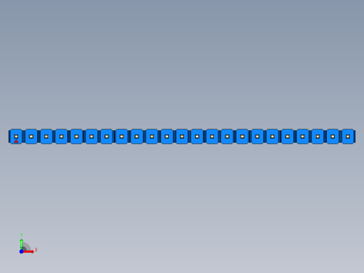 彩色公头100mil（2.54mm）系列-DS1021_blue_1x23p_100mil_Type19_rev1.0前视缩略图