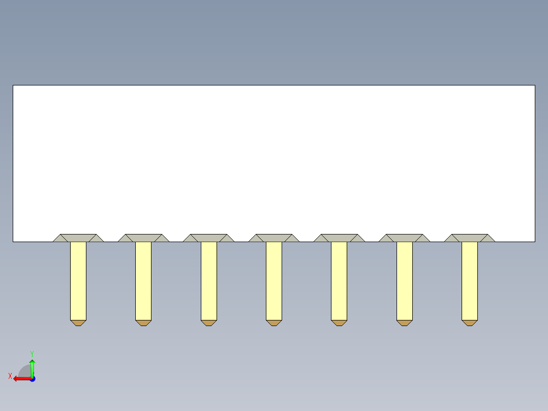 JST-B7B-EH-A后视图