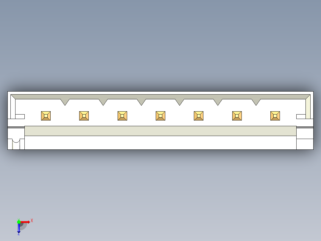 JST-B7B-EH-A俯视图