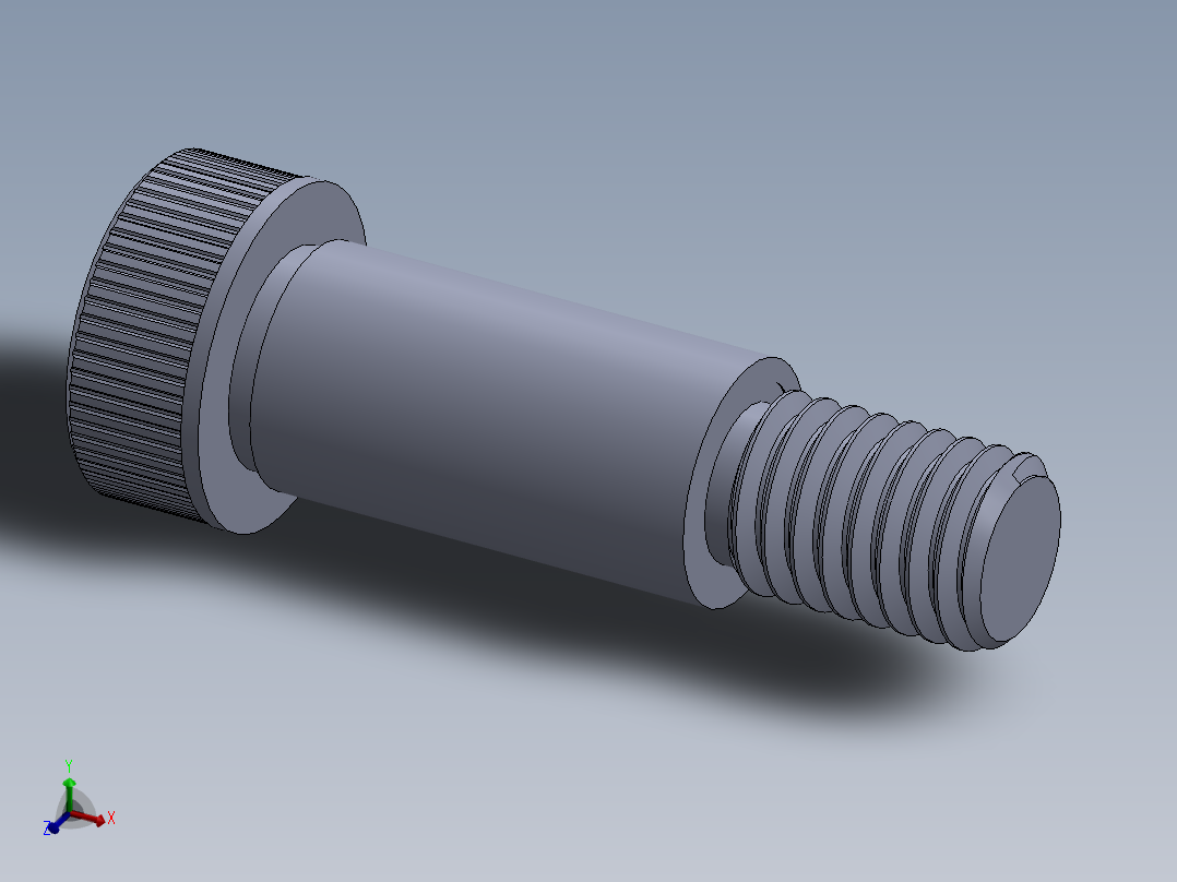 公制SH螺栓选择（DME）-SB DME PM8 x20.SLDPRT主视图