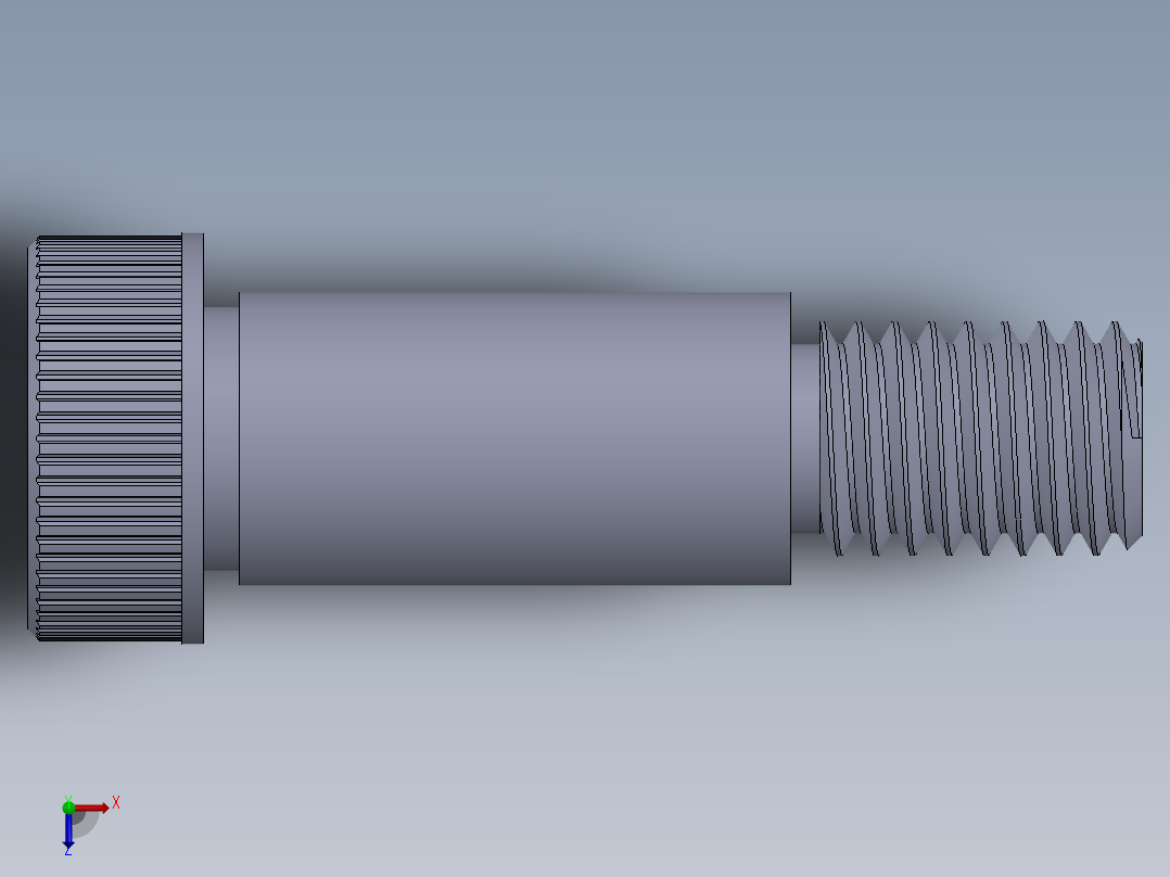 公制SH螺栓选择（DME）-SB DME PM8 x20.SLDPRT俯视图