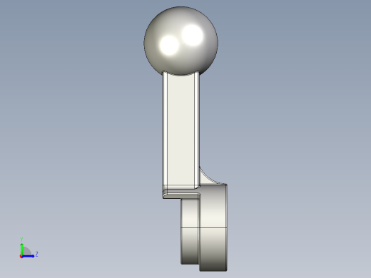 气缸电机-2852 Medium Stone Grey Technic Engine Connecting Rod左视缩略图
