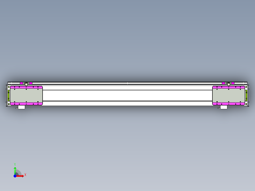 威洛博LC系列3d模型模组2LC14S2Y-S1050前视图