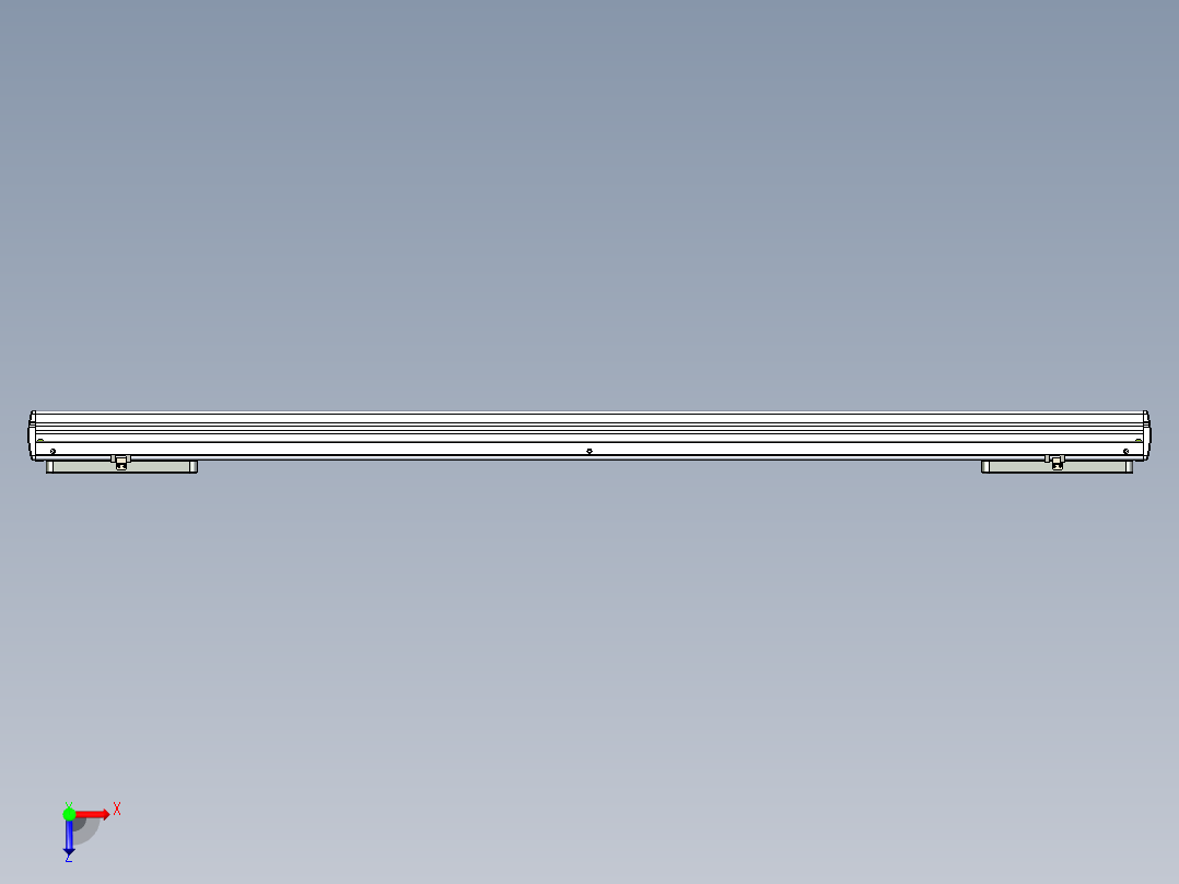 威洛博LC系列3d模型模组2LC14S2Y-S1050俯视图