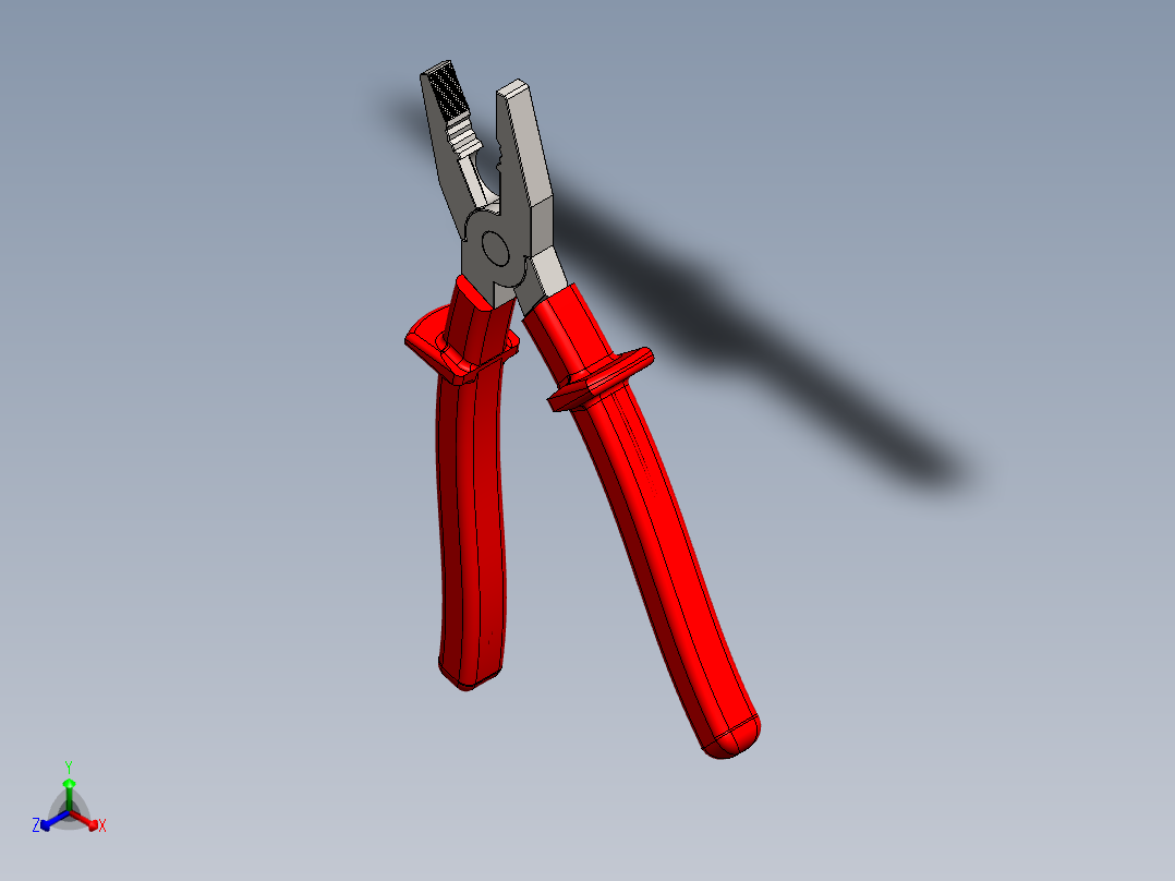 钳子 (16)正等轴测图