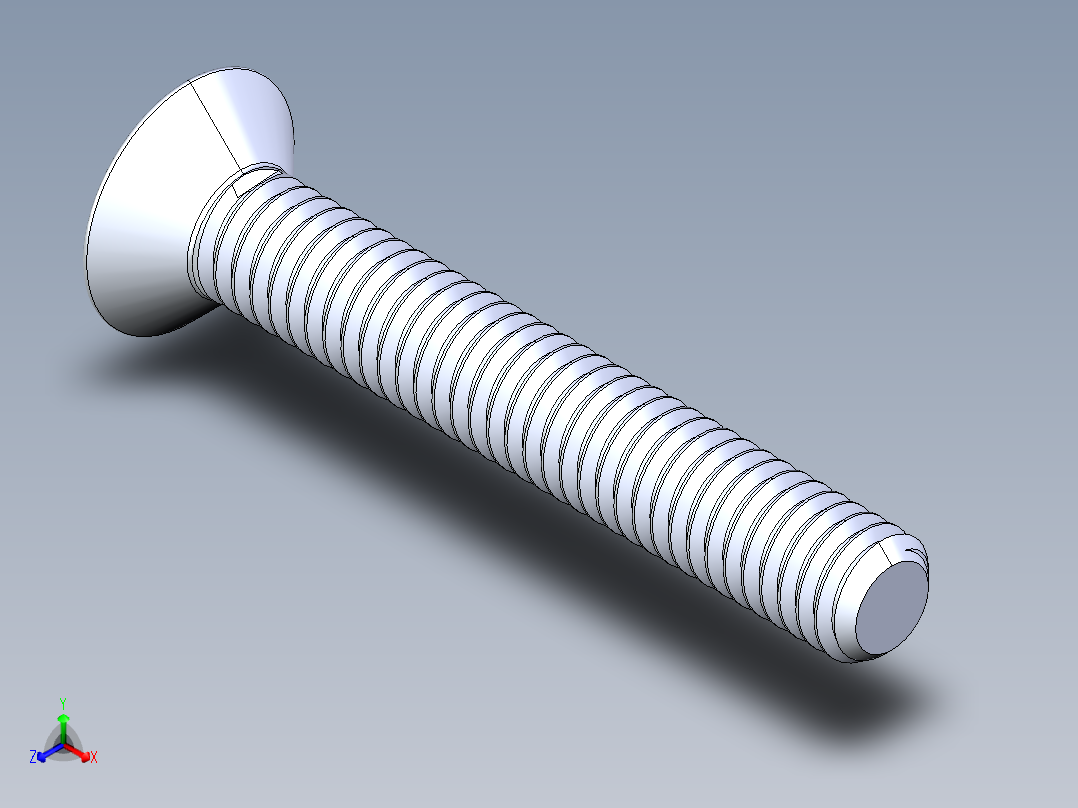 制沉头螺钉-M4_Counter_sunk_25