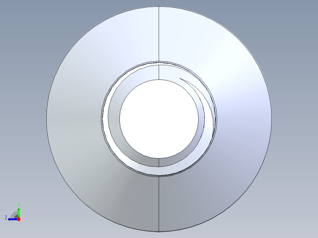 制沉头螺钉-M4_Counter_sunk_25右视图