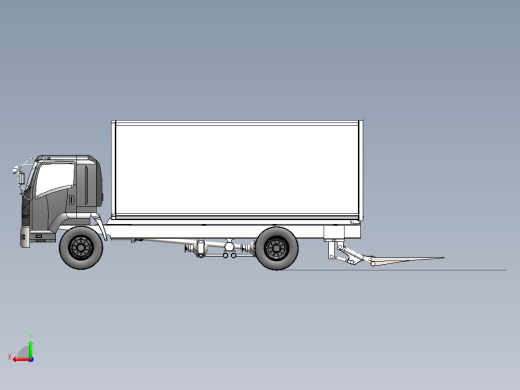 汽车升降尾板的结构设计 包含三维和CAD图纸后视缩略图