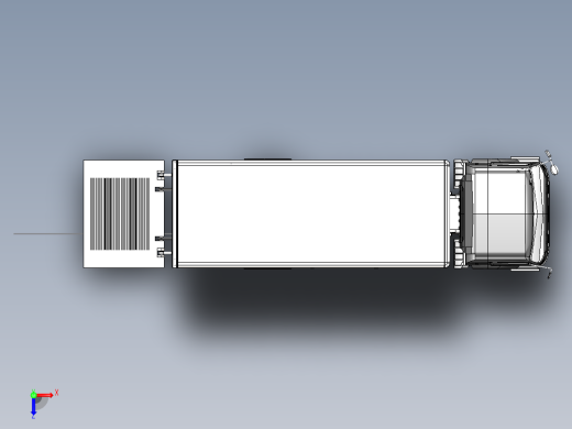 汽车升降尾板的结构设计 包含三维和CAD图纸俯视缩略图