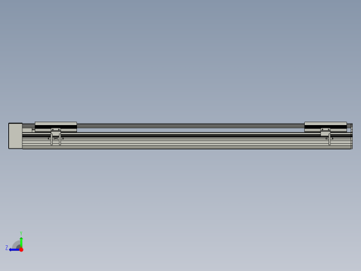 直线模组LHA170-S950-R设计图纸右视缩略图