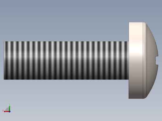 螺丝 M4 十字盘头-M4x13 Screw head.SLDPRT后视缩略图