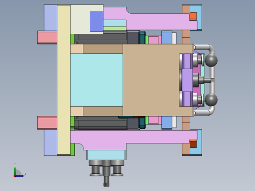 动力电池焊接堆叠工装左视缩略图