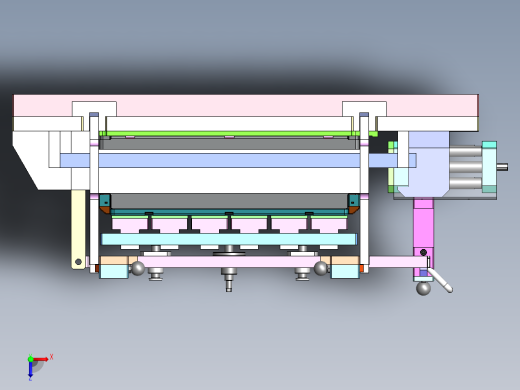 动力电池焊接堆叠工装俯视缩略图