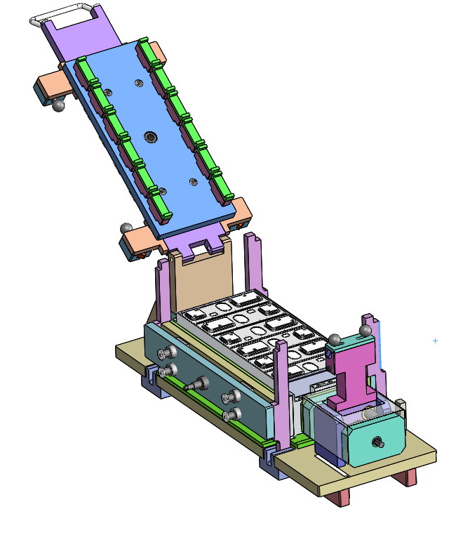 动力电池焊接堆叠工装