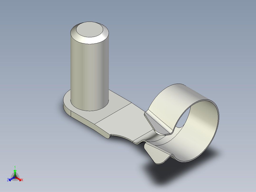 折疊彈片梢10.(A)-3D多系列多零件图纸模型