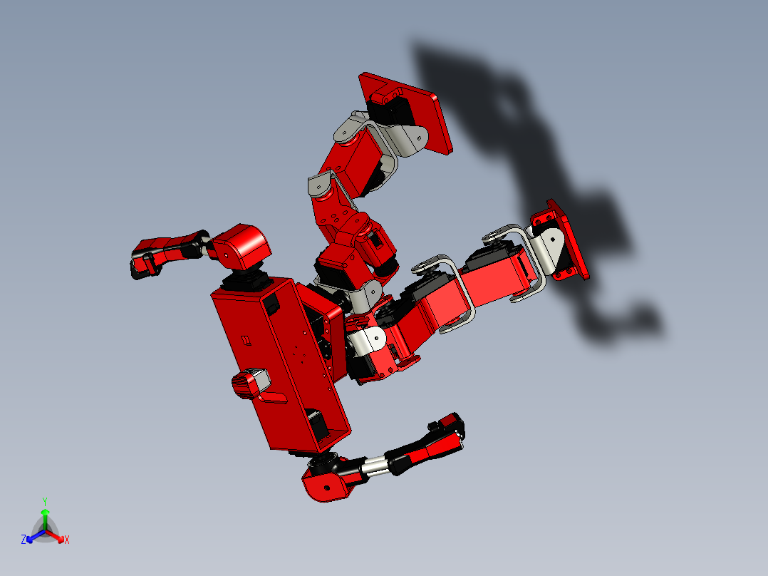 V2人形机器人斗士小队迷你机甲玩具