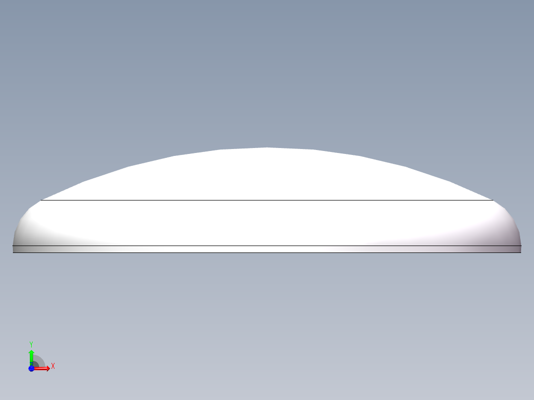 THB碟形封头DN1900前视图