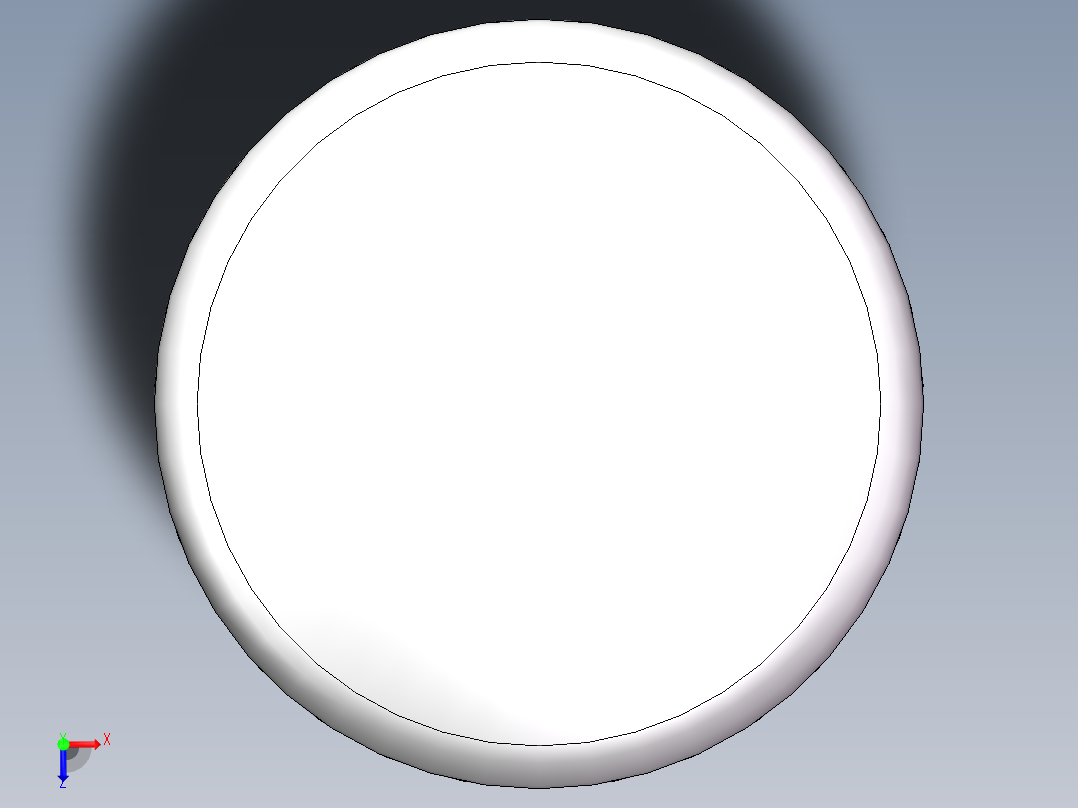 THB碟形封头DN1900俯视图