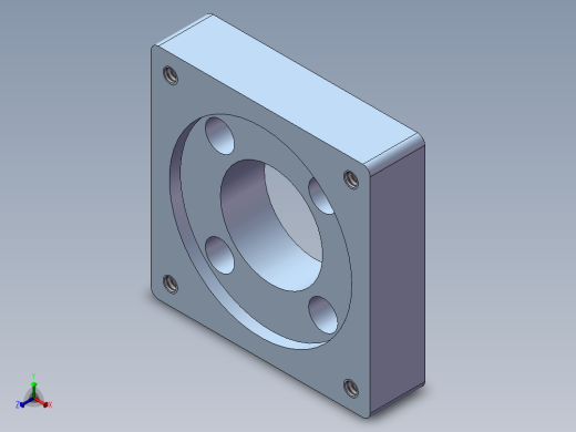 模组KK-60-F6 松下200W电机板.SLDPRT正等轴测缩略图