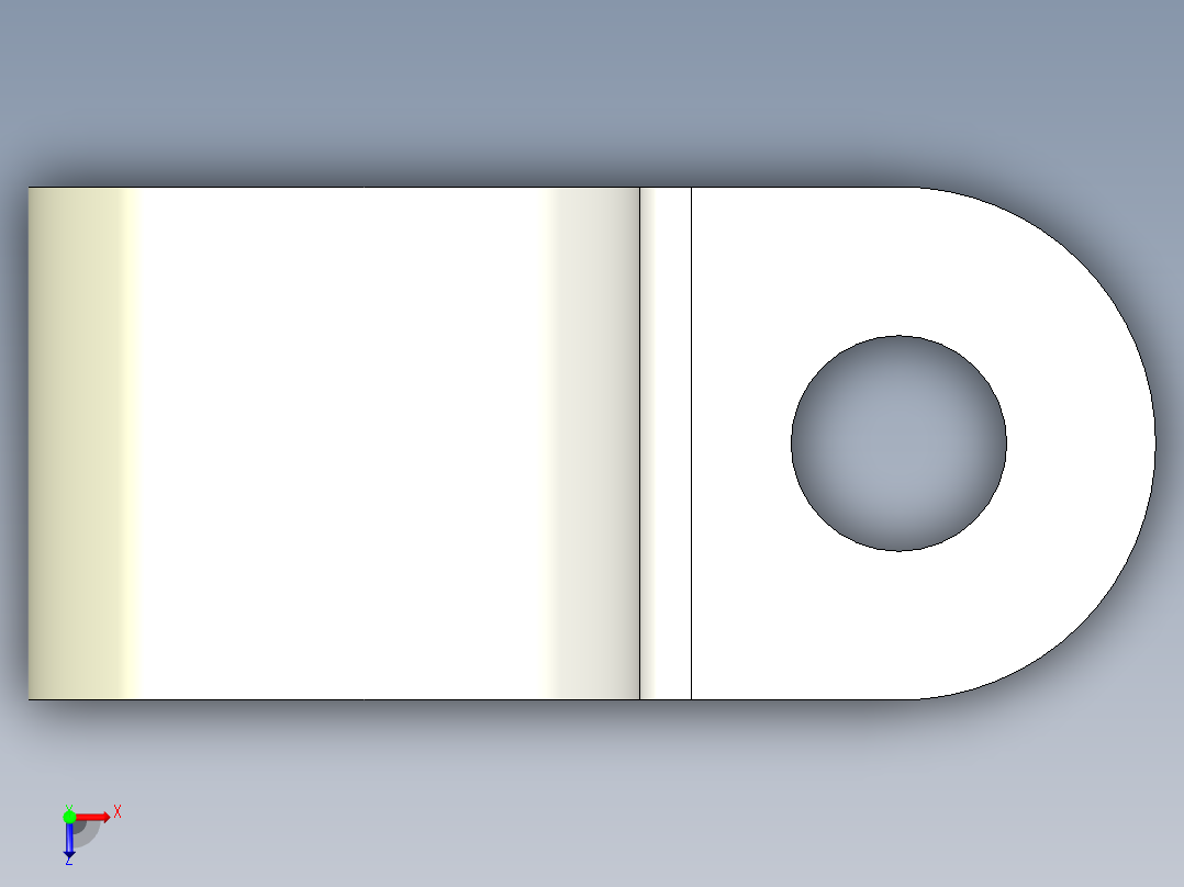 HP 系列 P 夹-H5P-NA俯视图