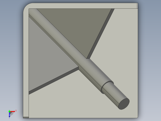 型材-BR 40X40 CORNER BRACKET SQUARE CAP KJN548718俯视缩略图