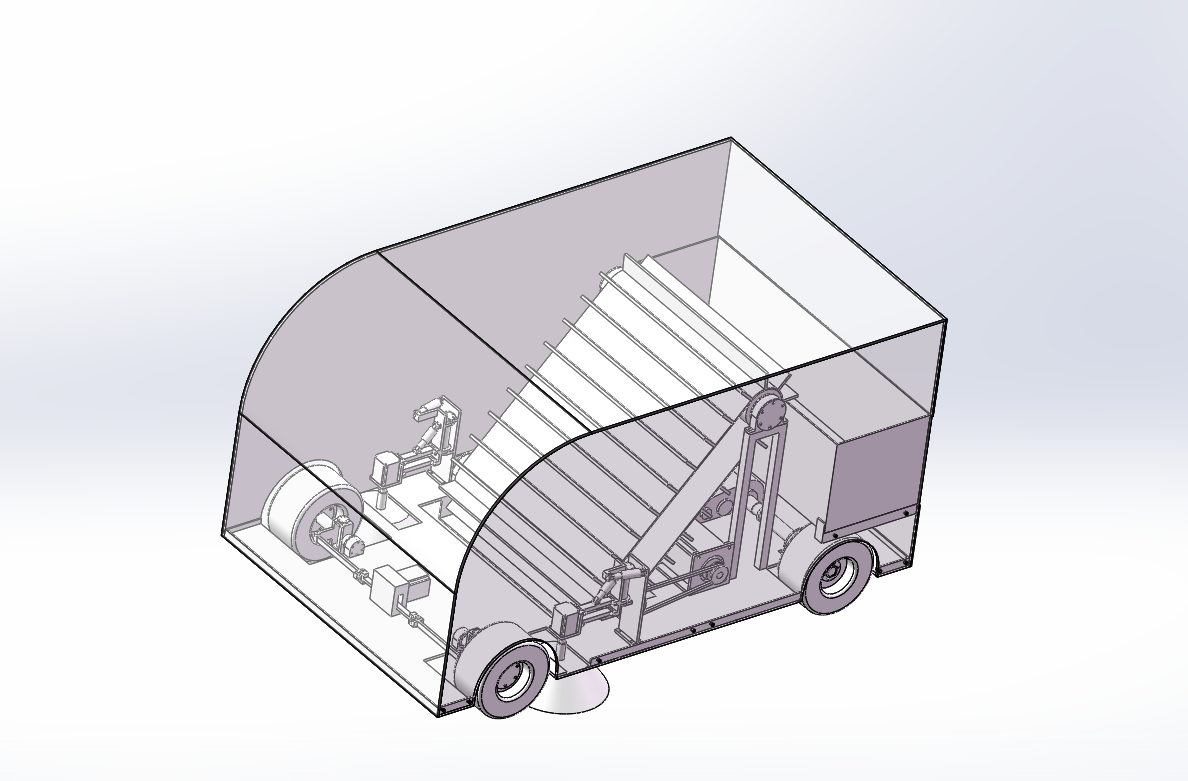 道路落叶清扫车设计（含三维+二维+说明书）