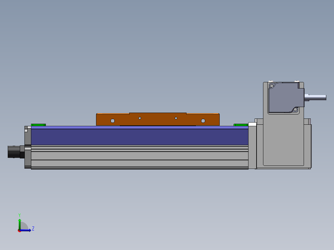 MCB同步带全封闭MCB10-RU-100W左视图