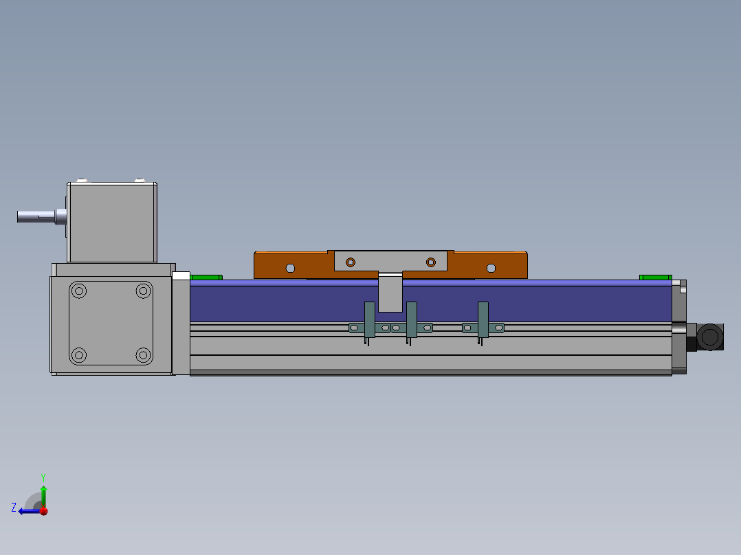 MCB同步带全封闭MCB10-RU-100W右视图