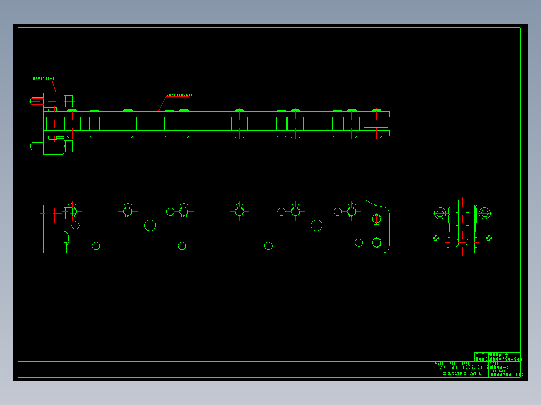KOSMEKMRC0750-500多系列多零件图纸模型