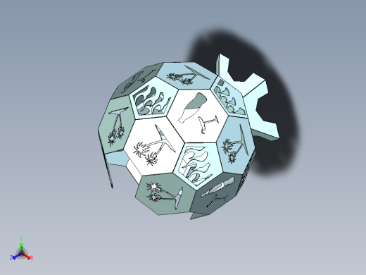 截角二十面体壁炉