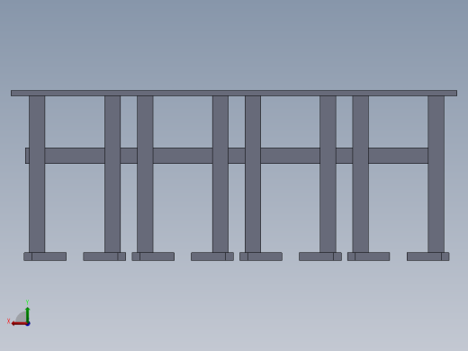 水泥砌块模具后视缩略图