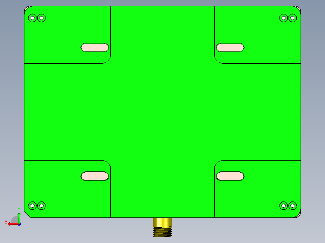 REACHER-C-笔记本CNC工装夹具三维模型cnc3后视图