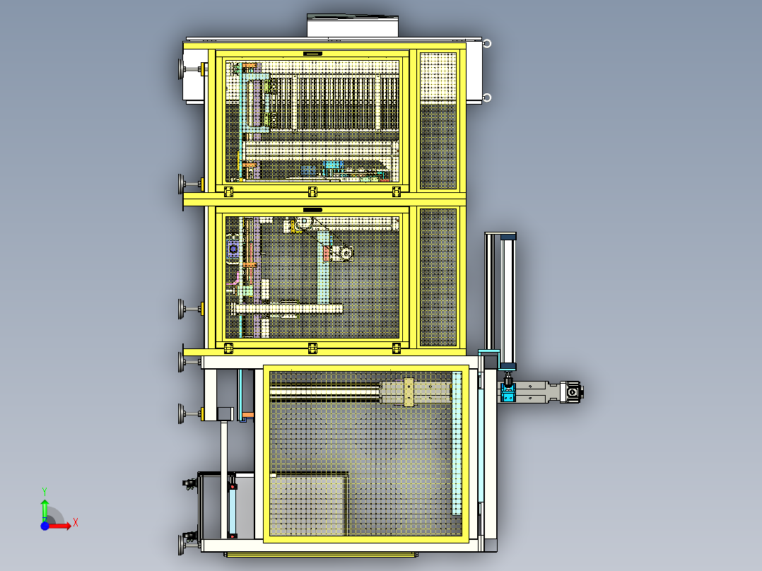 散热器扁管收集机x_t前视图