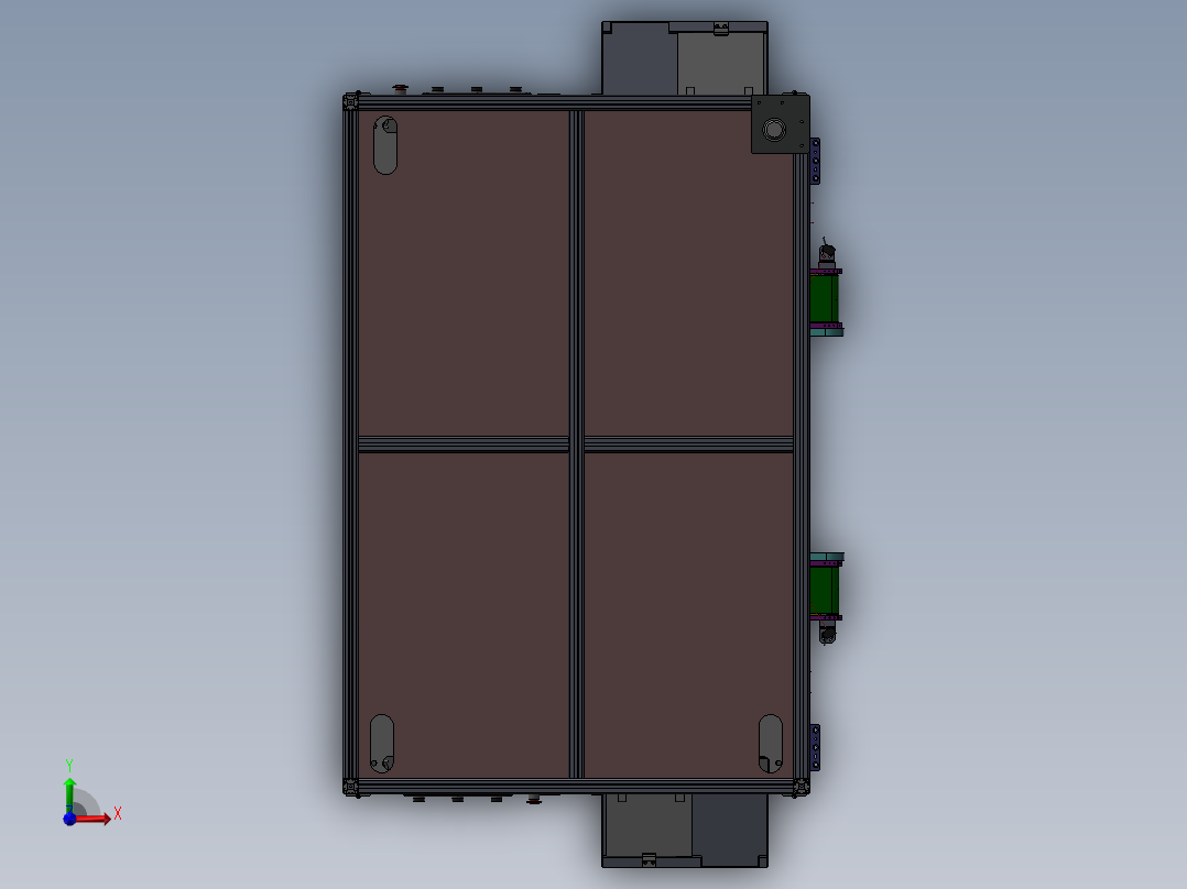 双工位焊点检测设备sw18前视图