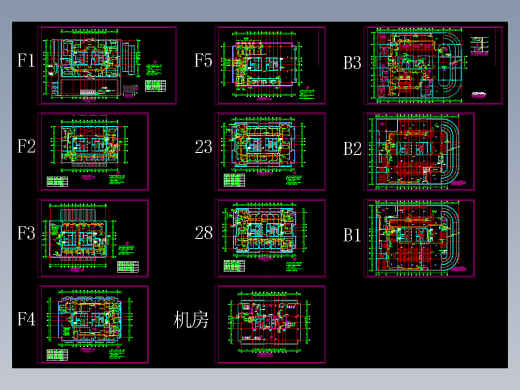 某大厦空调通风图