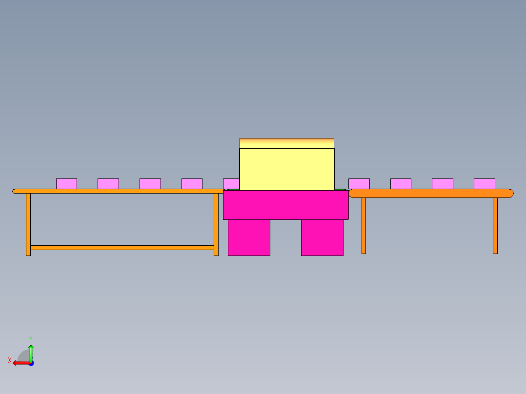 热收缩包装线后视图