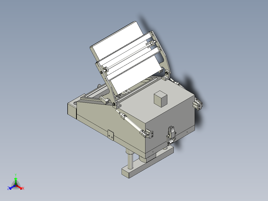 SP检测设备正等轴测图