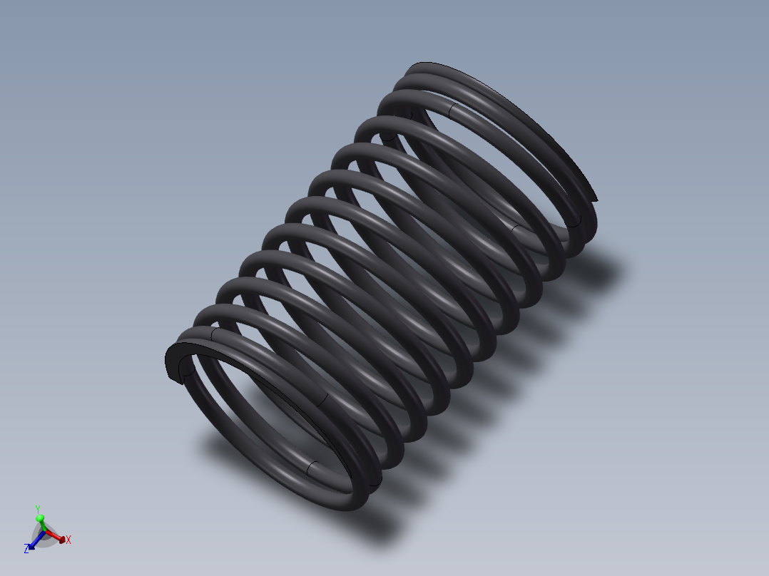 弹簧WR16-60主视图