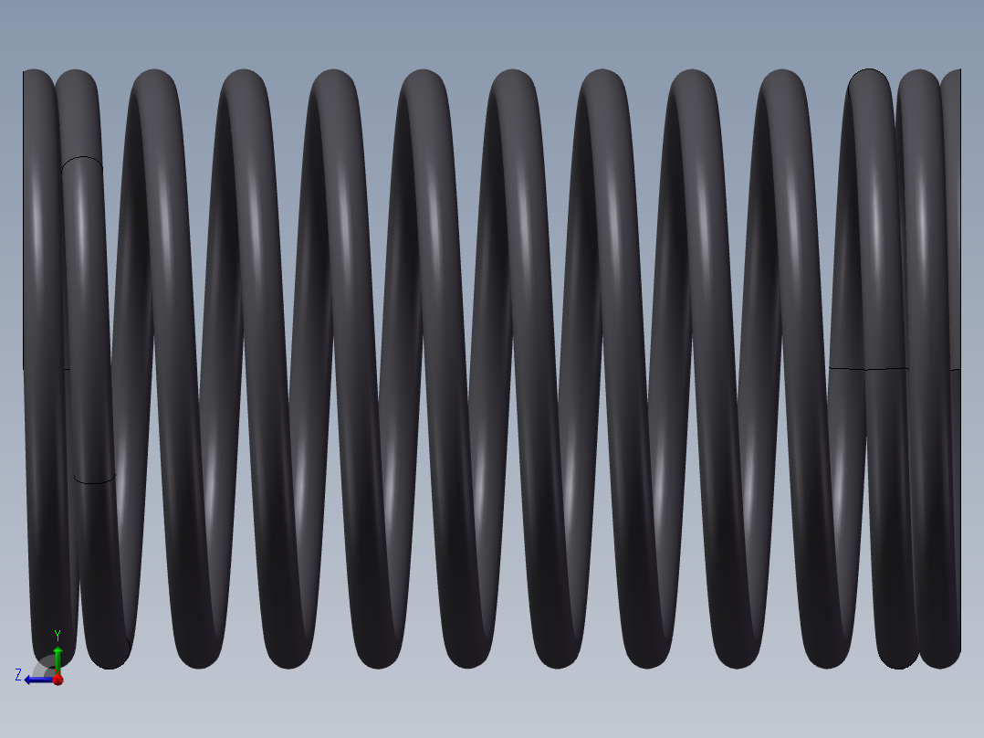 弹簧WR16-60右视图