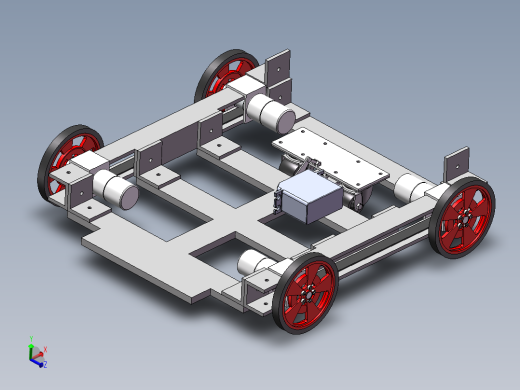 货物运送小车底盘