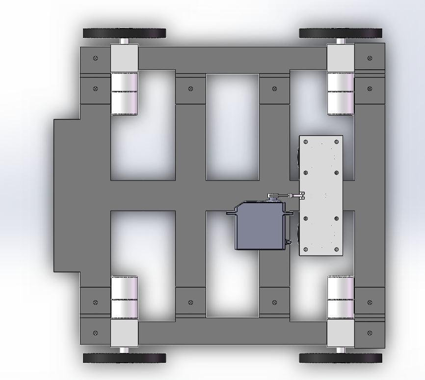 货物运送小车底盘