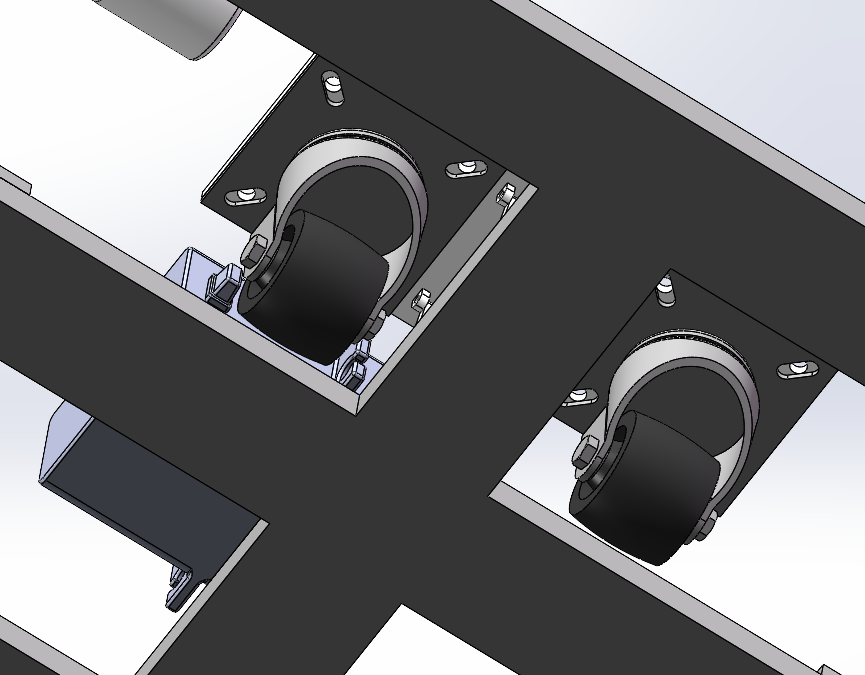 货物运送小车底盘