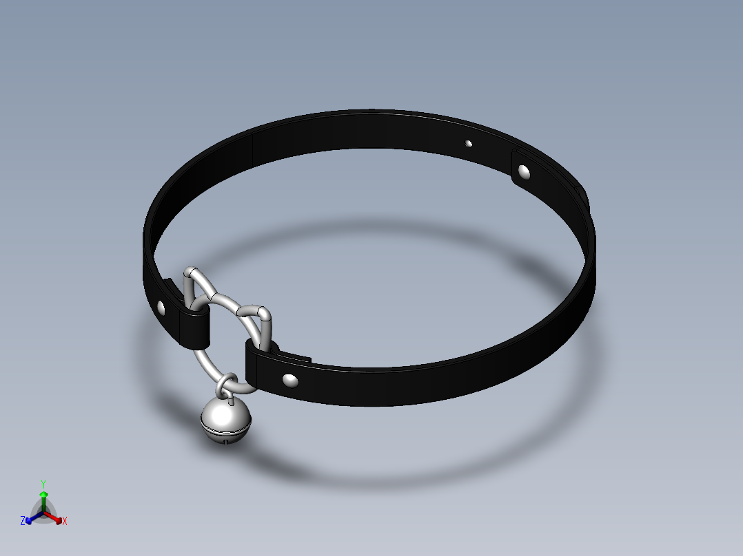 项圈正等轴测图