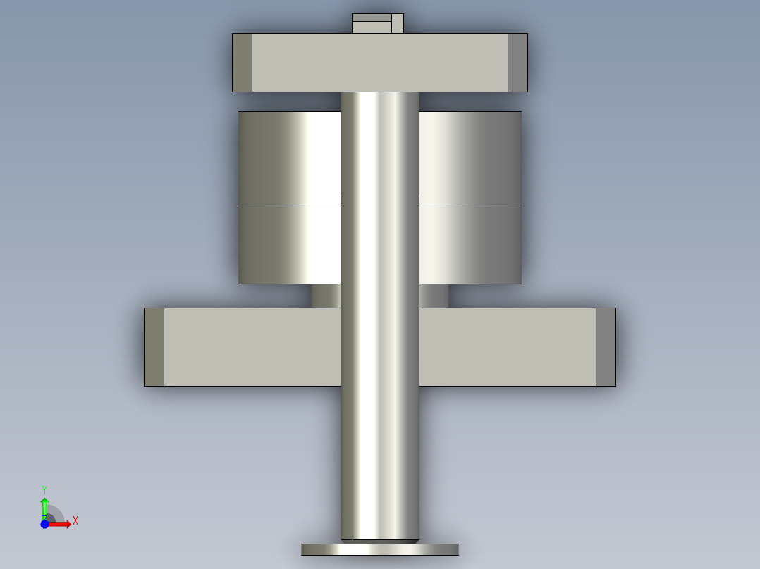 充电接口检测自动化设备设计-压力检测机构-V1前视图