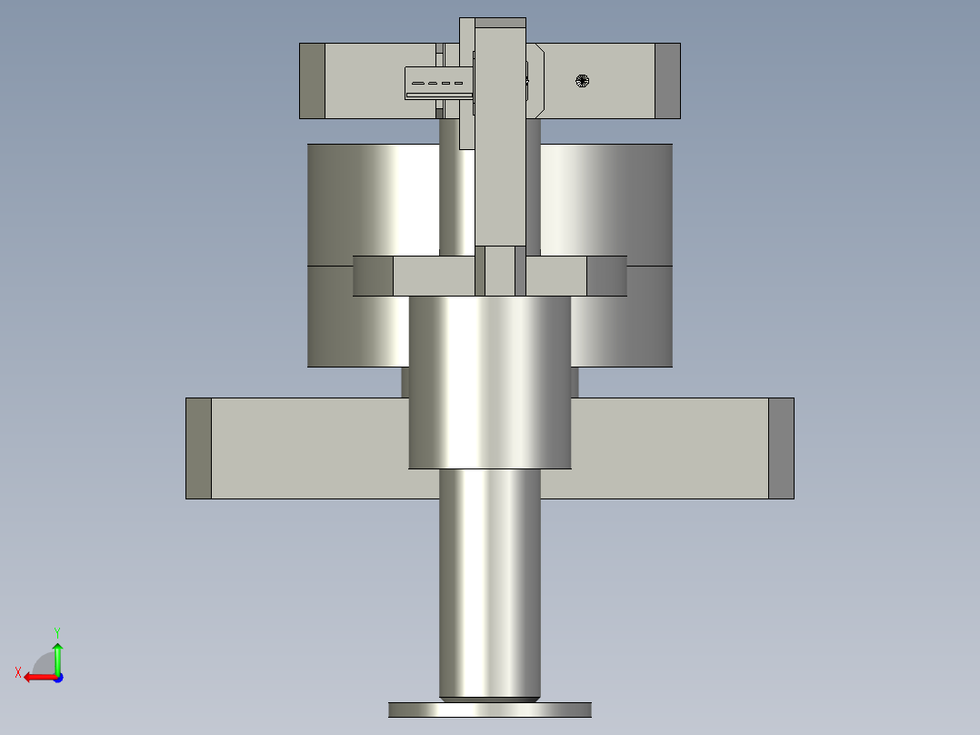 充电接口检测自动化设备设计-压力检测机构-V1后视图