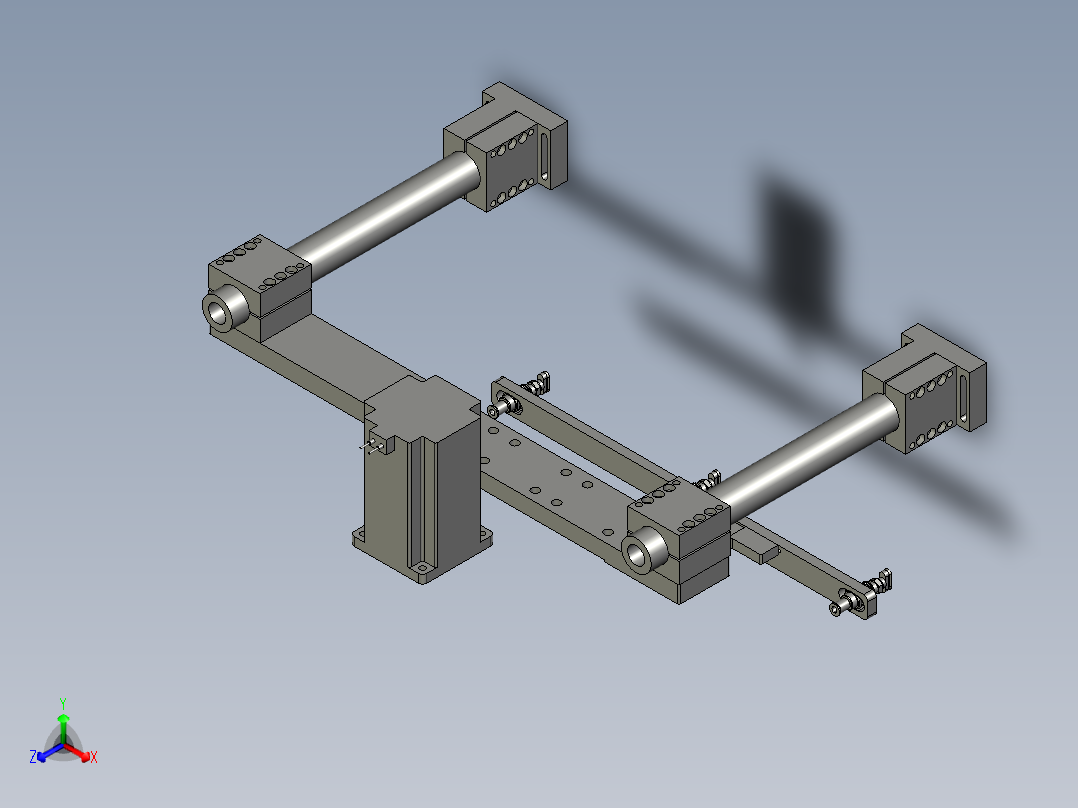 u150十字交叉滑块双导轨STEP