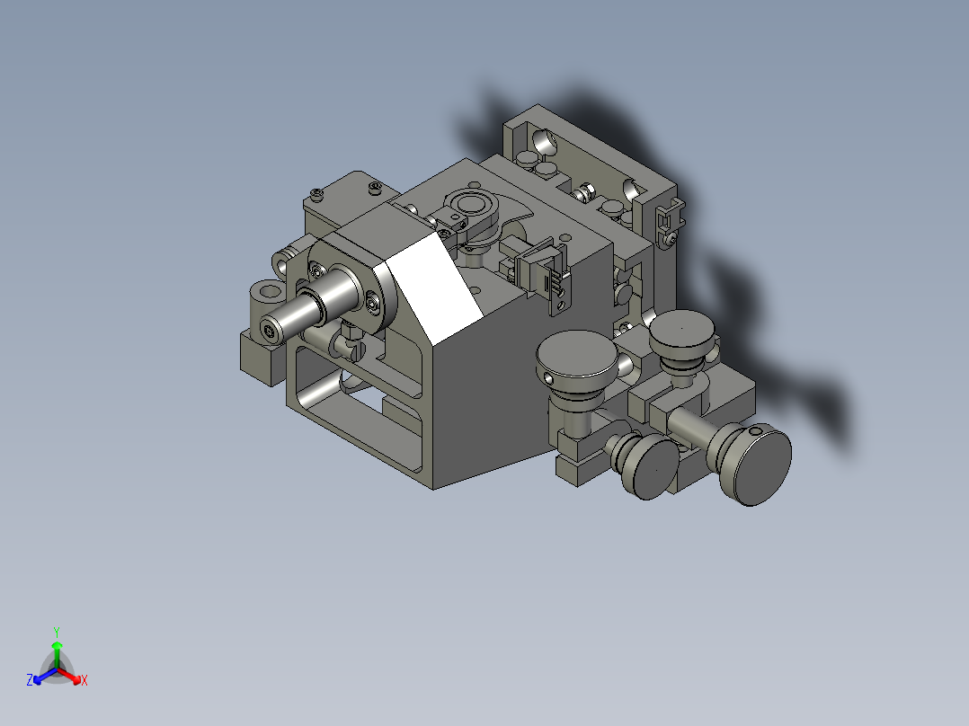 标准顶针机构-LED芯片主视图