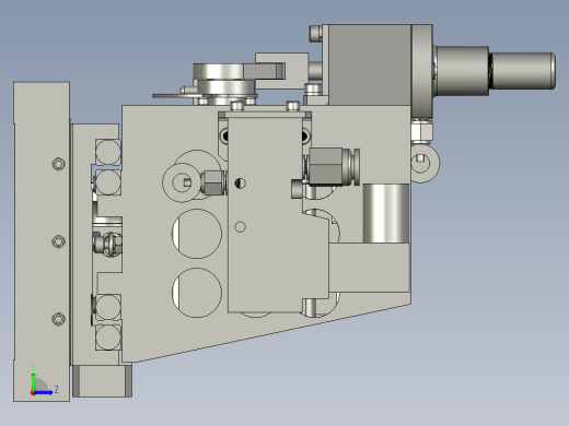 标准顶针机构-LED芯片左视缩略图